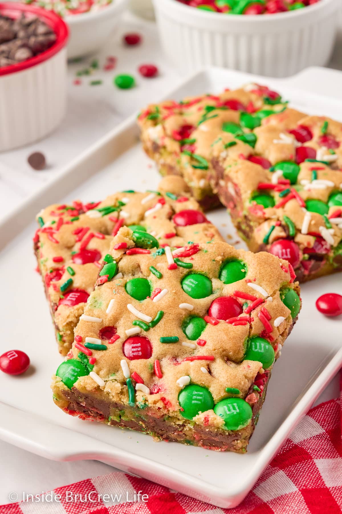 Christmas Blondies