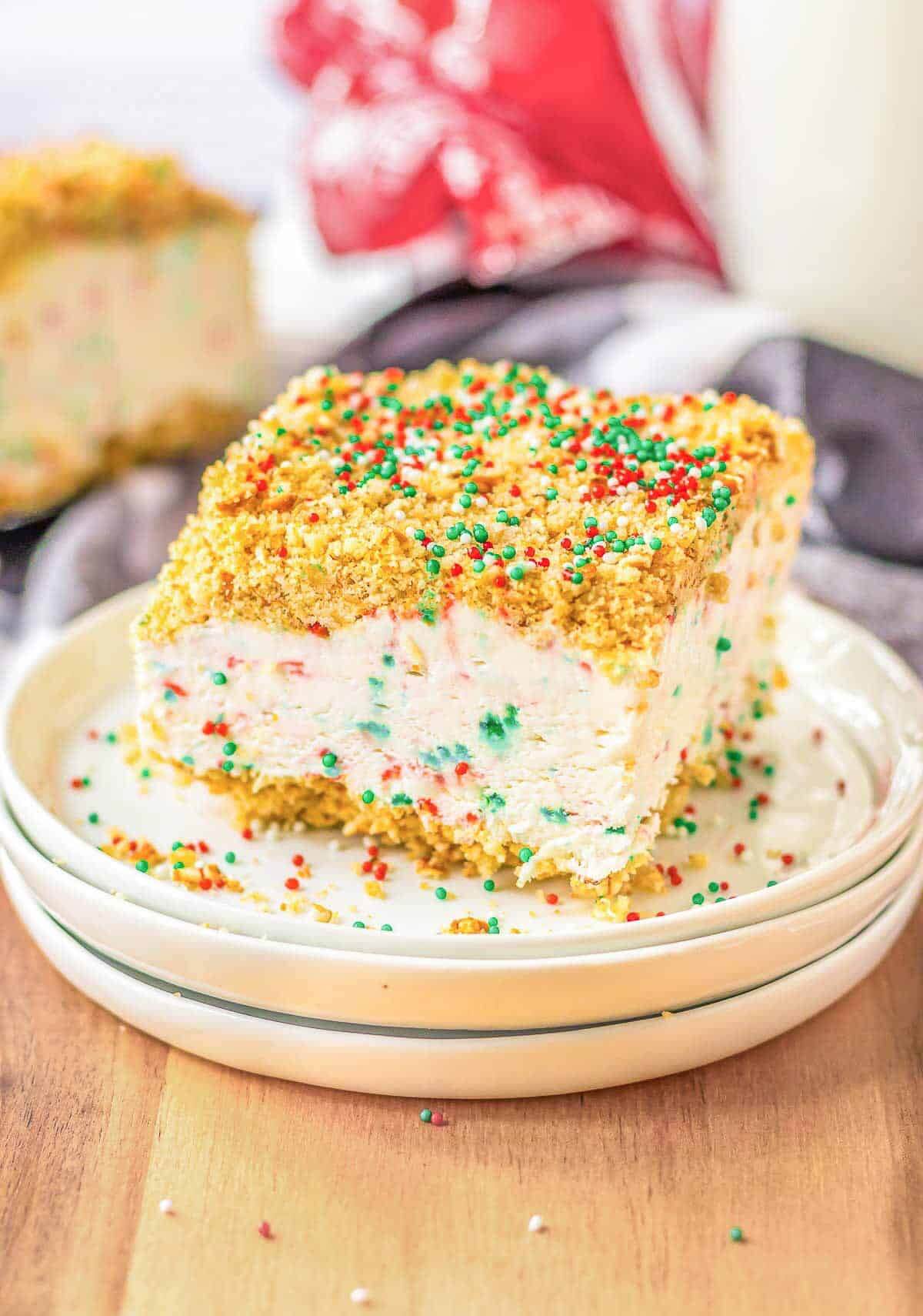 Christmas Cheesecake Bars