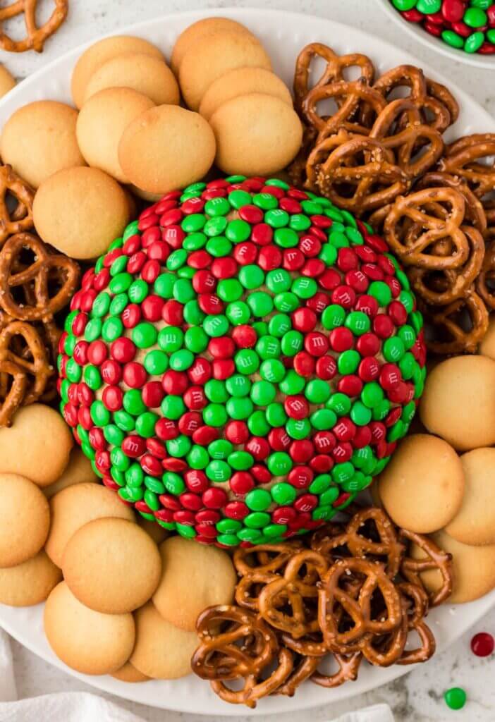 Christmas Cookie Dough Cheeseball