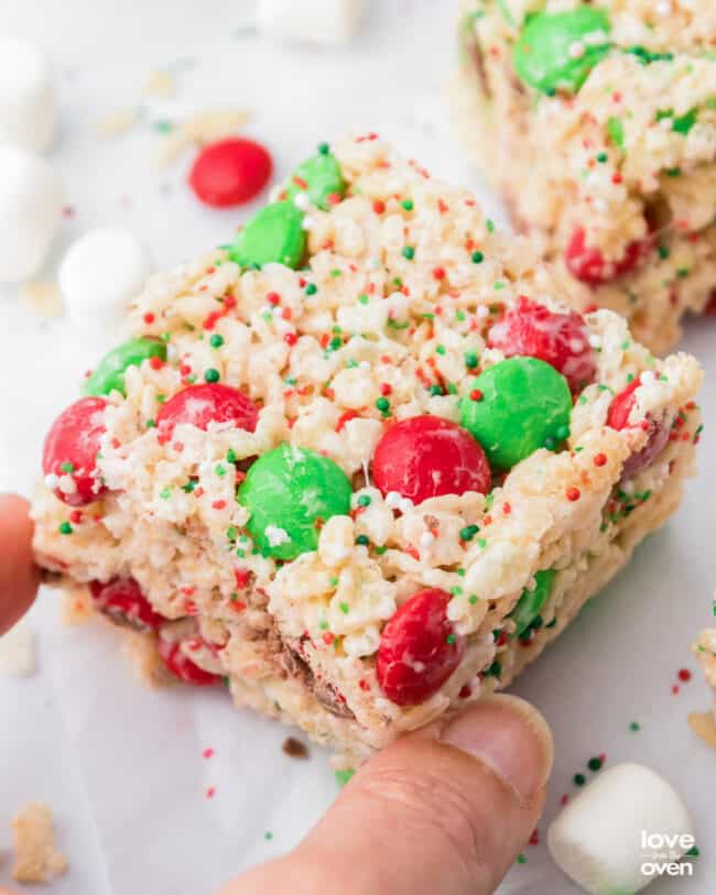 Christmas Rice Krispie Treats