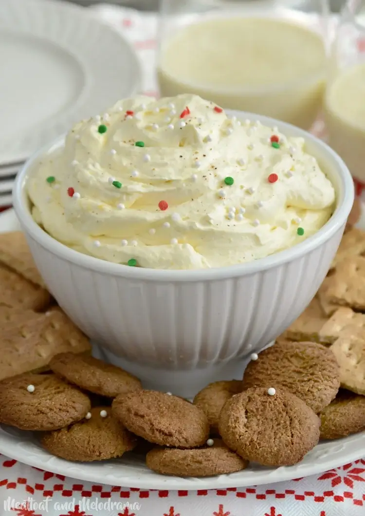 Easy Eggnog Dessert Dip