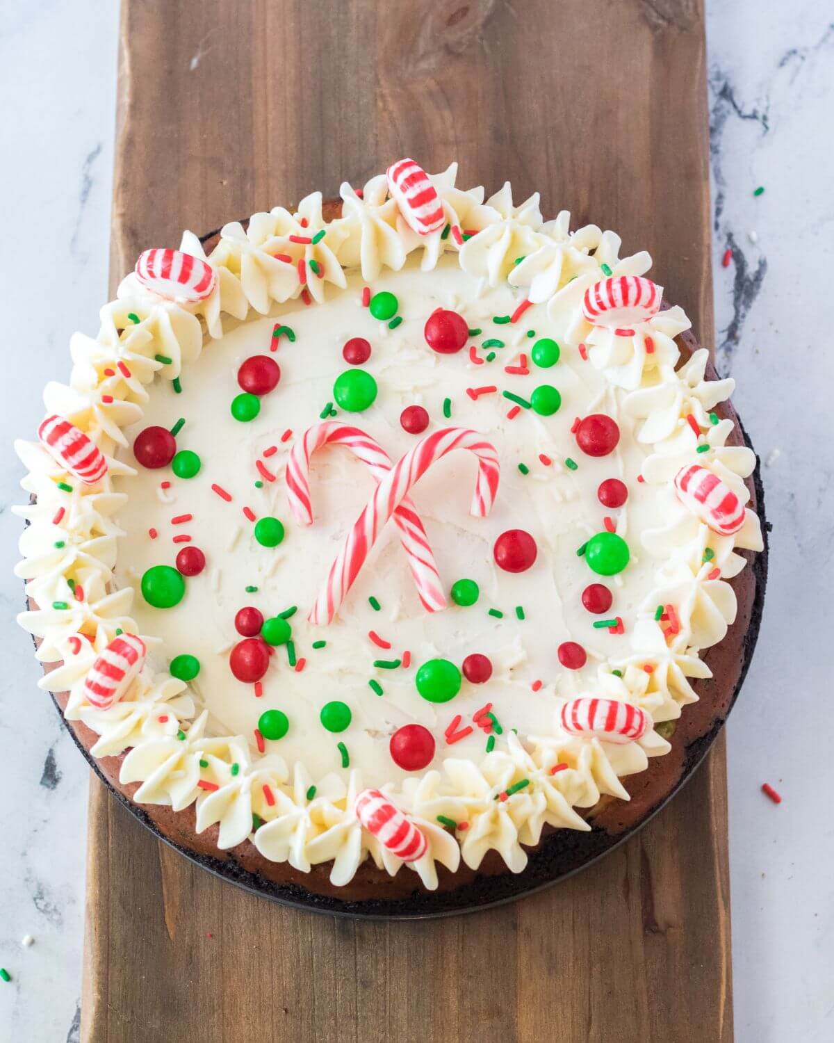 Festive Christmas Cheesecake