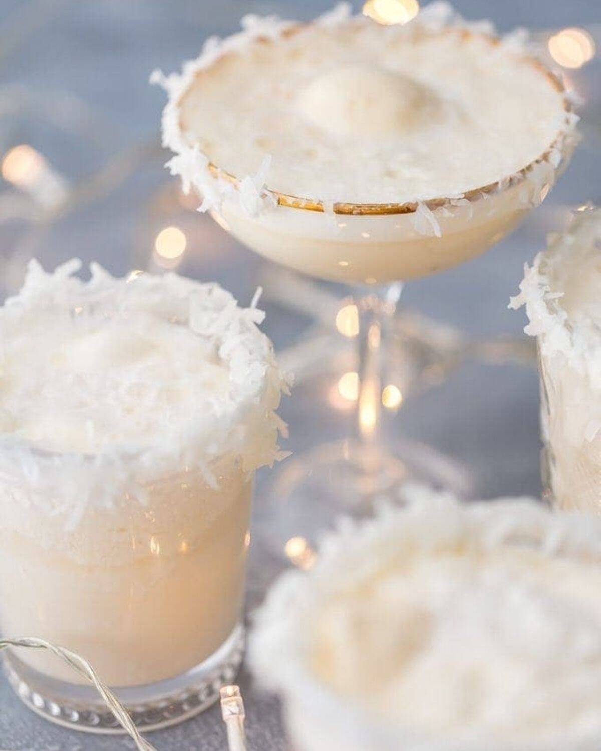 Festive Snow Punch (Non-Alcoholic)