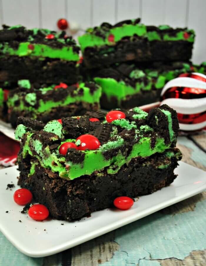 Grinch Brownies
