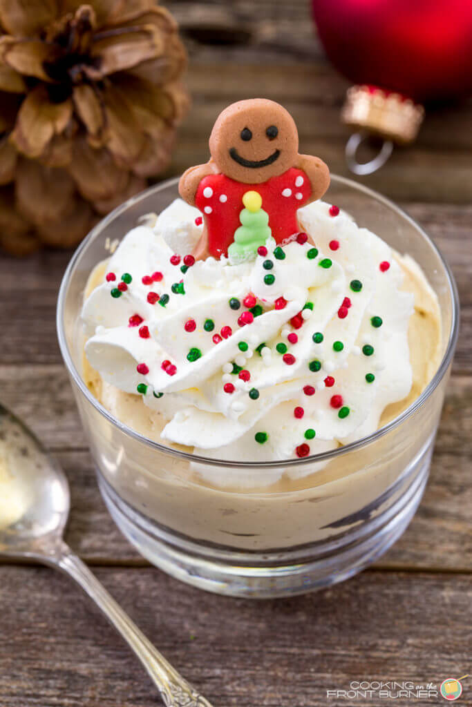 No-Bake Mini Gingerbread Cheesecake
