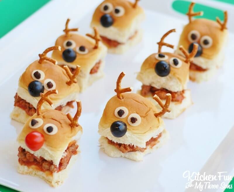 Reindeer Sloppy Joe Sliders