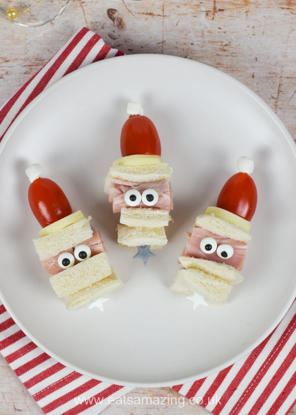 Santa Sandwich Skewers