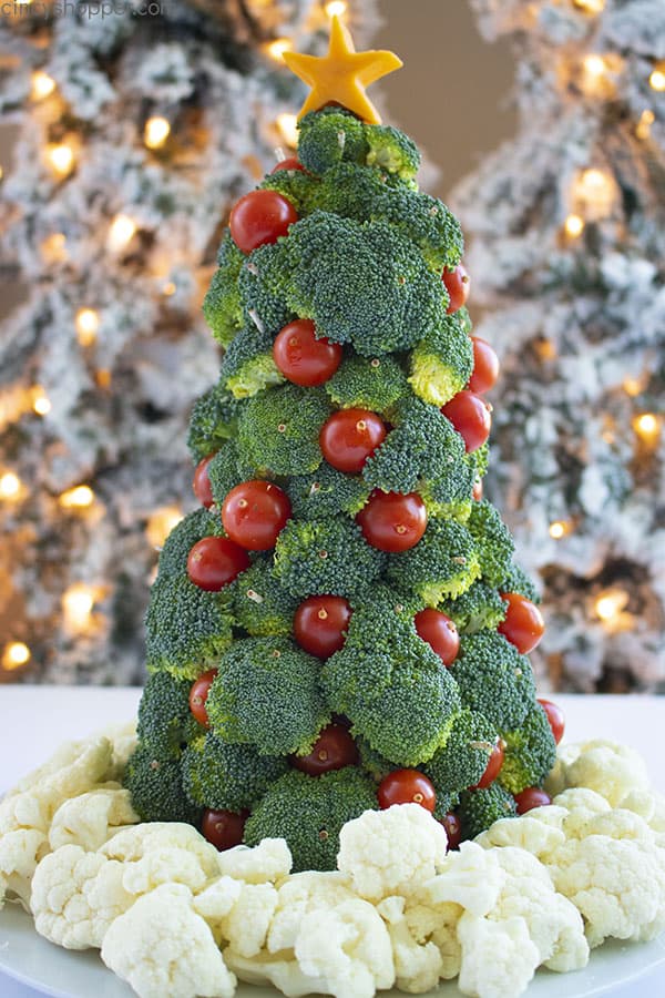 Veggie Christmas Tree Appetizer