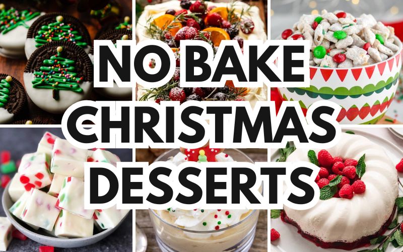 no bake christmas desserts
