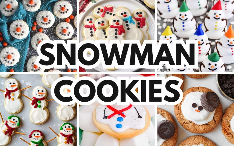 snowman cookies