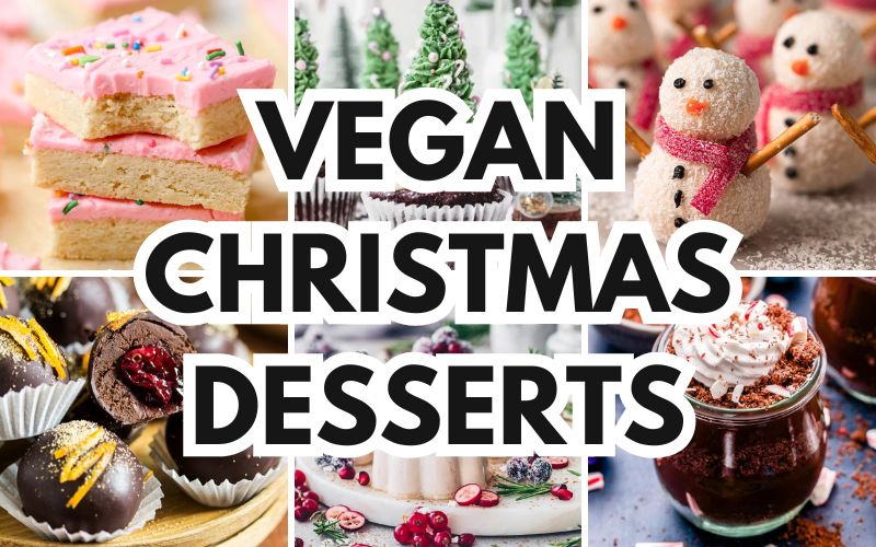vegan christmas desserts