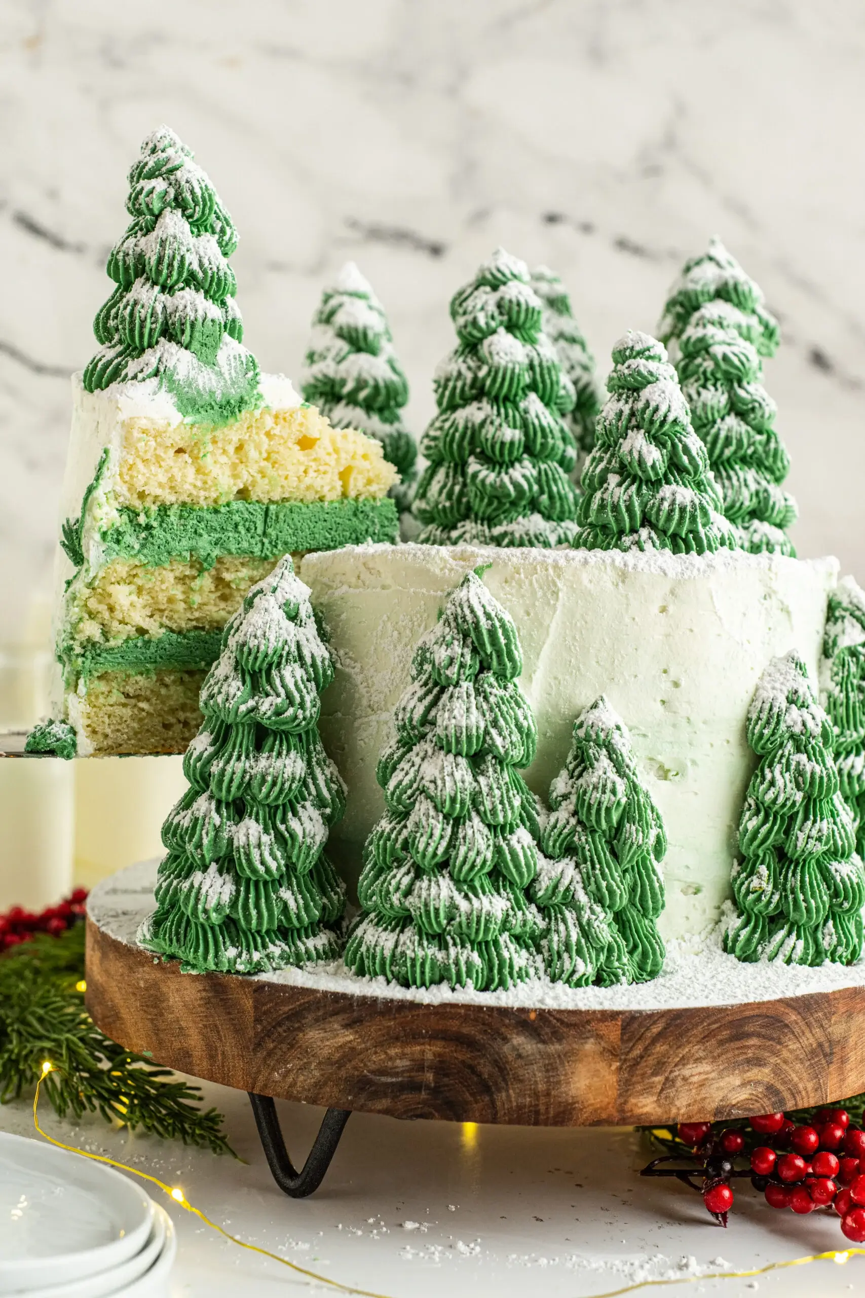 Christmas Tree Cake