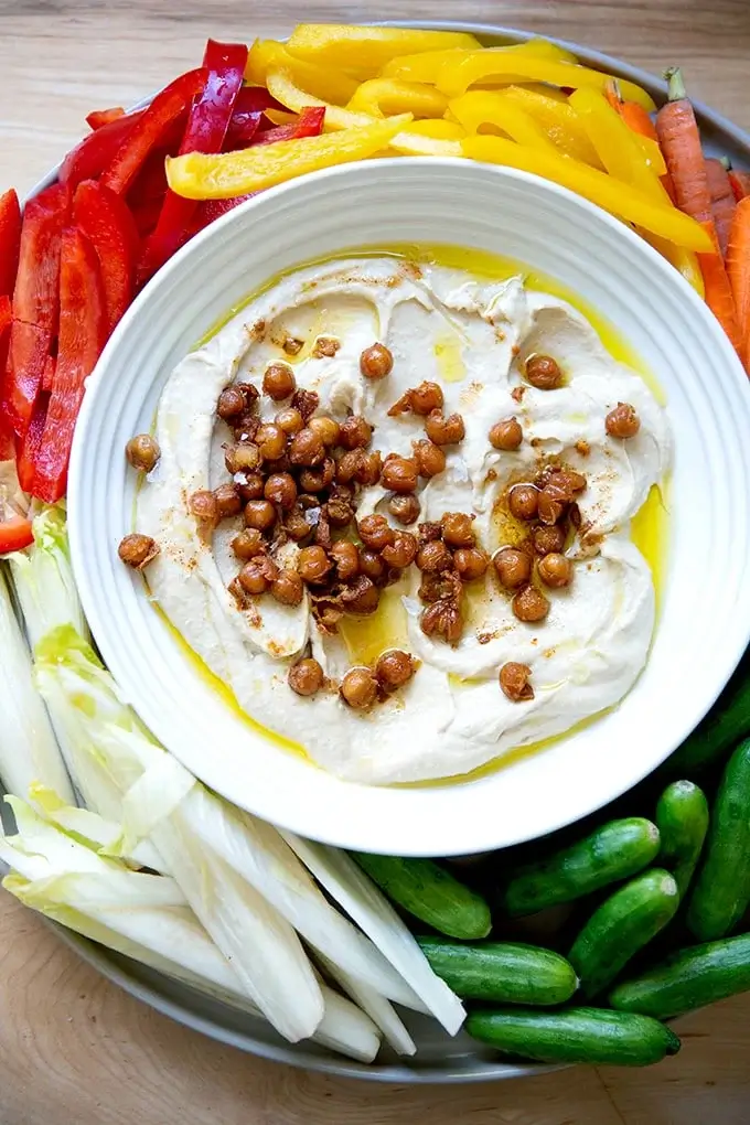 5-Ingredient Homemade Hummus