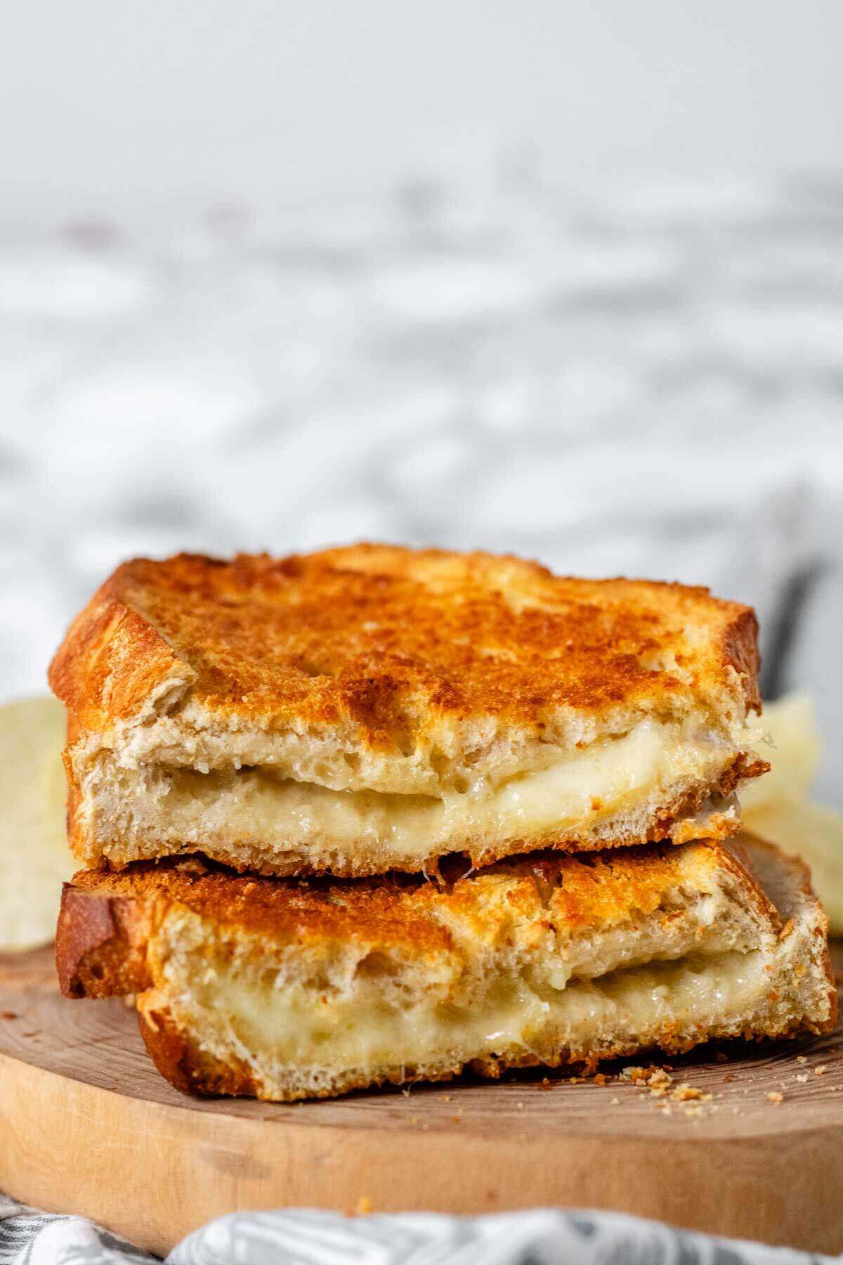 Air Fryer Grilled Cheese Sandwich
