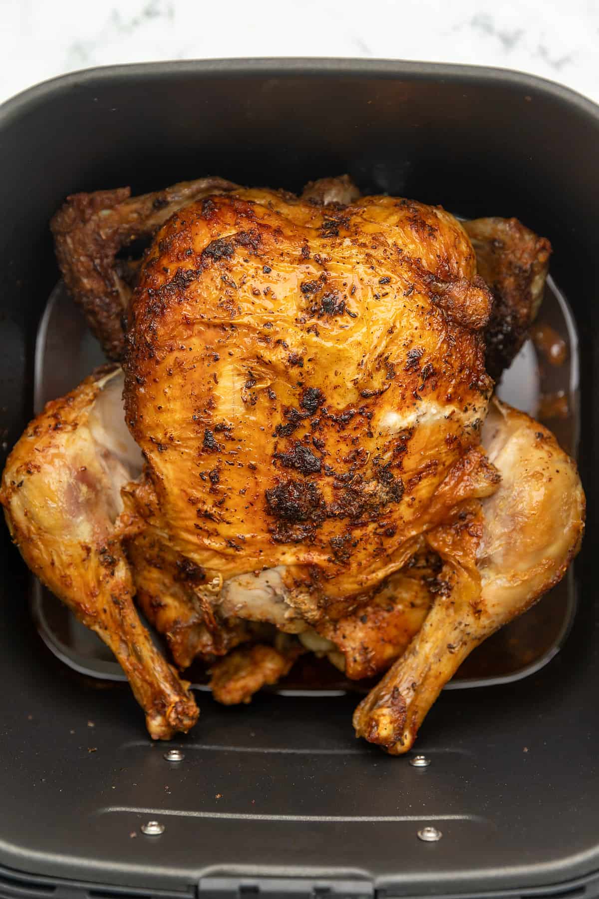 Air Fryer Whole Chicken With Crispy Skin