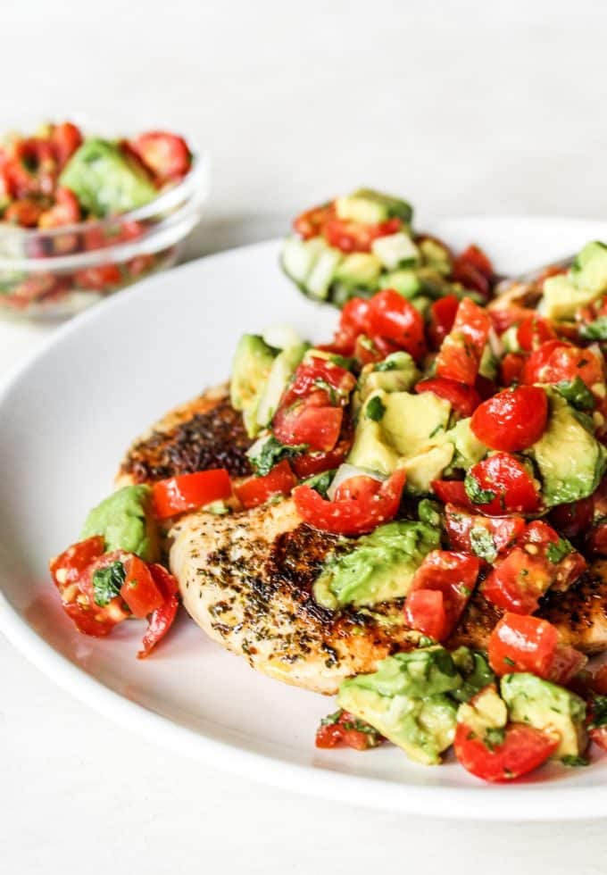 Avocado Salsa Chicken