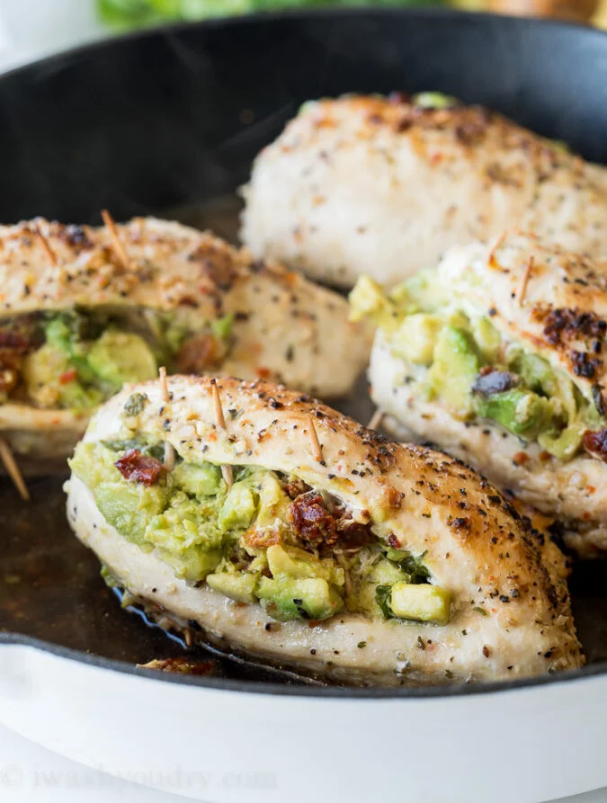 Avocado Stuffed Chicken Breasts