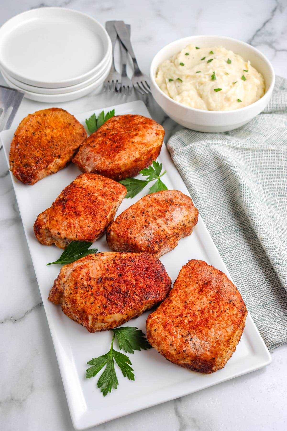 Baked Boneless Pork Chops