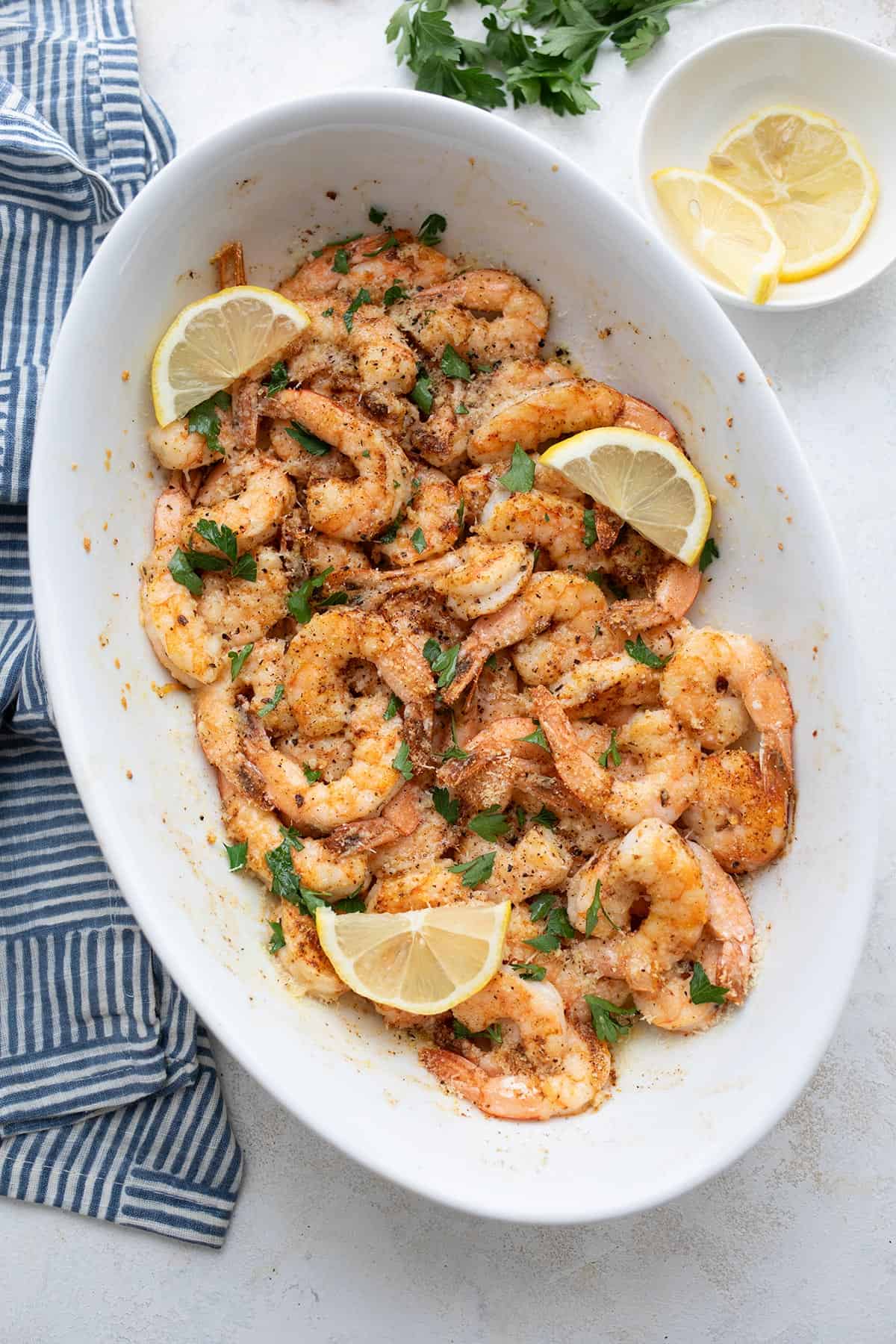 Baked Shrimp With Garlic And Parmesan