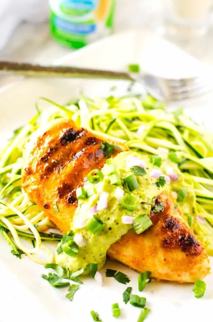 Chicken With Creamy Avocado Sauce