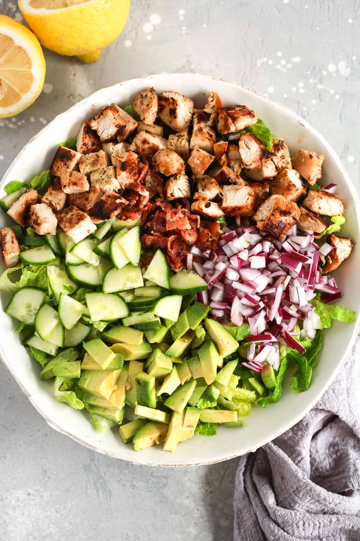 Chopped Chicken Salad With Bacon