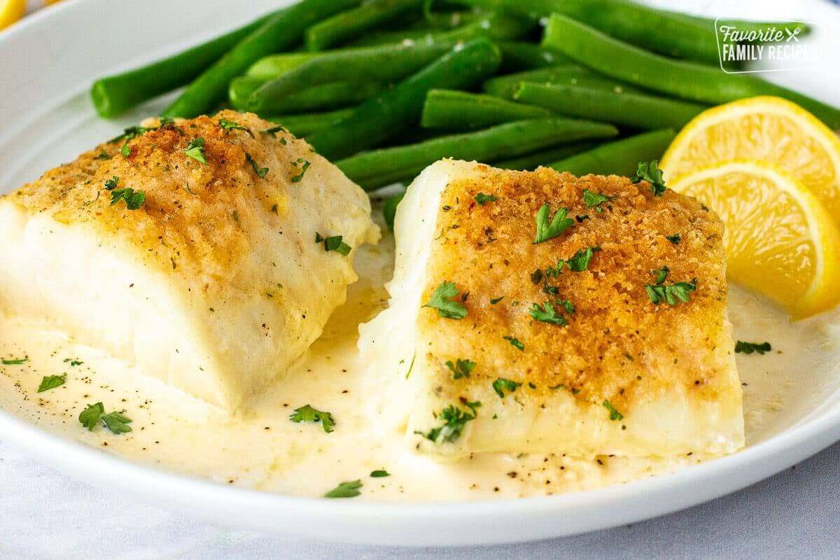 Creamy Baked Cod