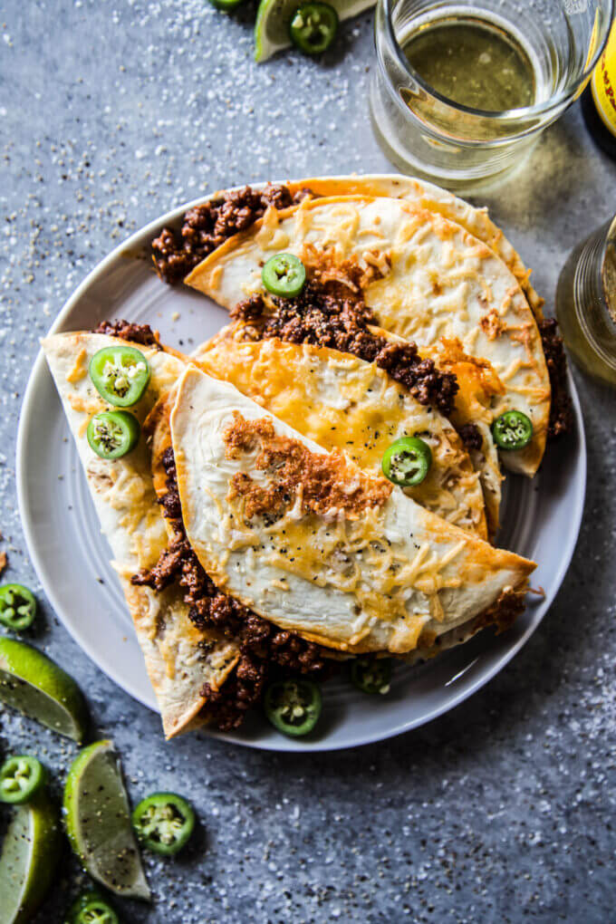 Crispy BBQ Beef Tacos