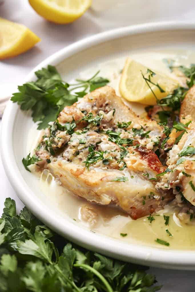 Garlic Butter Cod Fillets