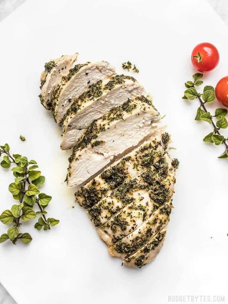 Garlic Herb Baked Chicken Breast
