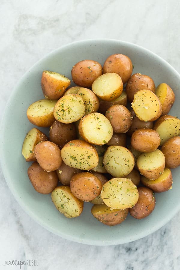 Garlic Herb Instant Pot Potatoes
