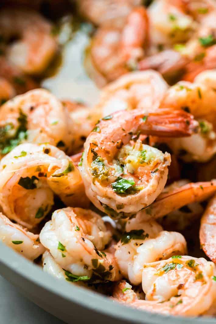 Garlic Shrimp In Lemon Butter Sauce