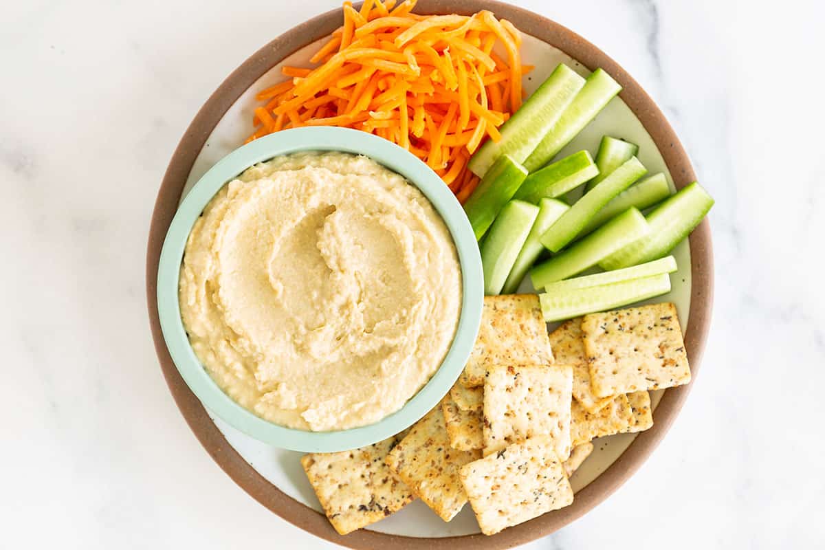 Homemade Hummus (Without Tahini)