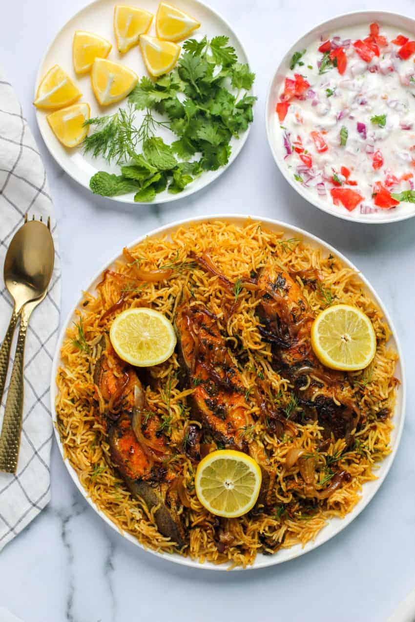 Instant Pot Fish Biryani