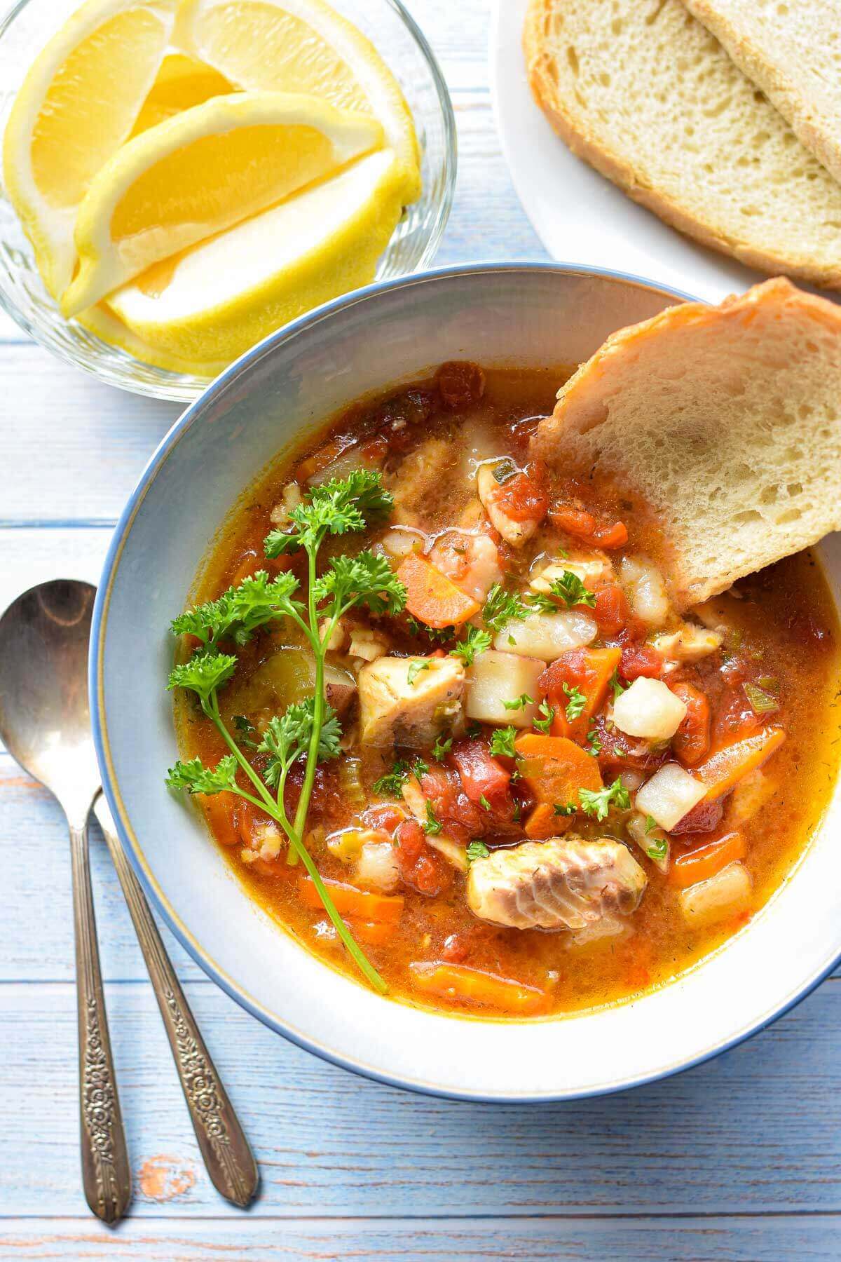 Instant Pot Mediterranean-Style Fish Stew