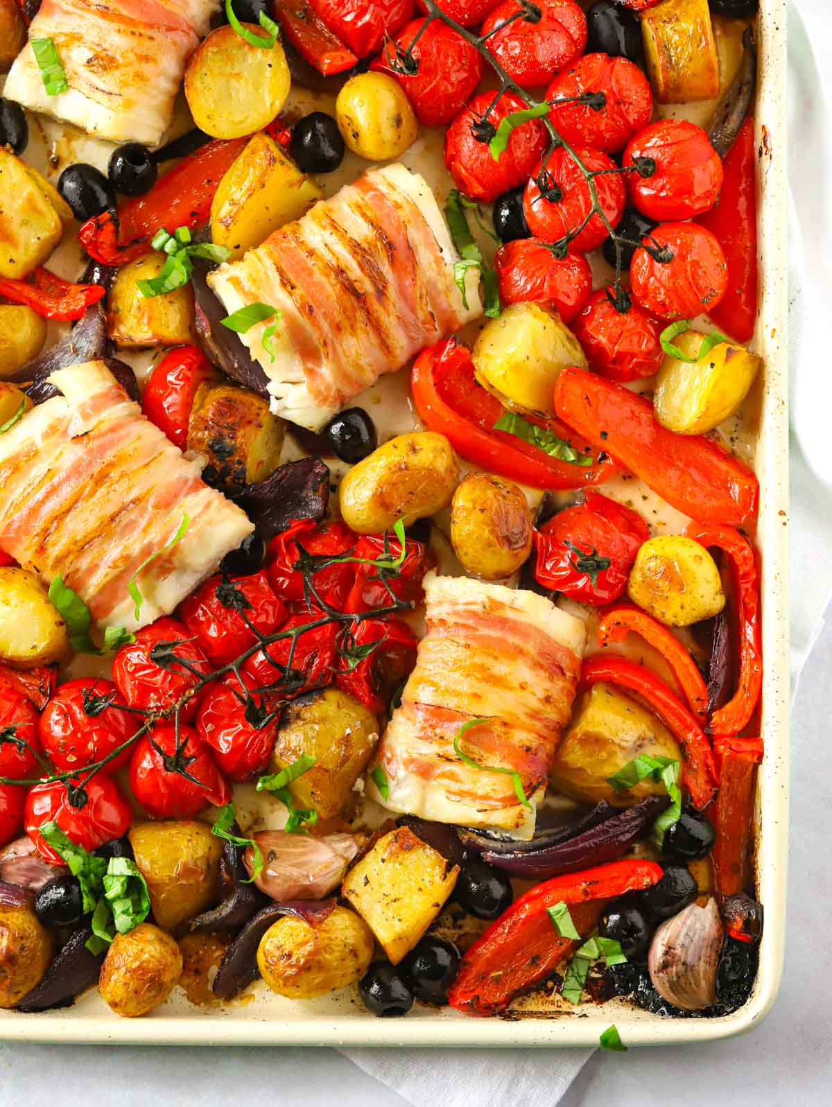 Italian Cod Traybake