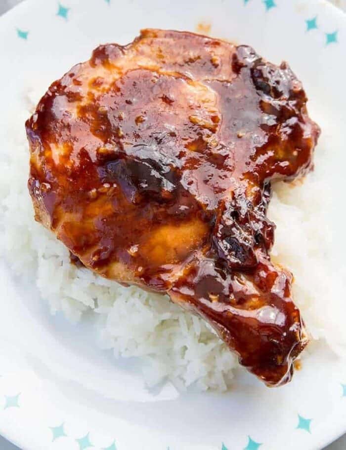 Juicy Brown Sugar Baked Pork Chops