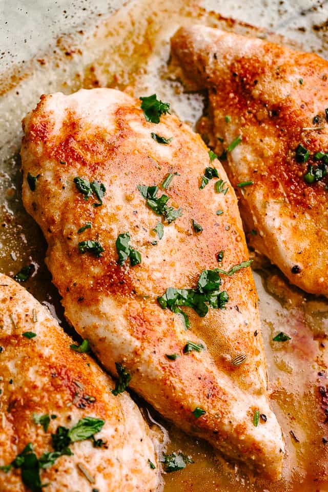 Juicy Oven Baked Chicken Breasts
