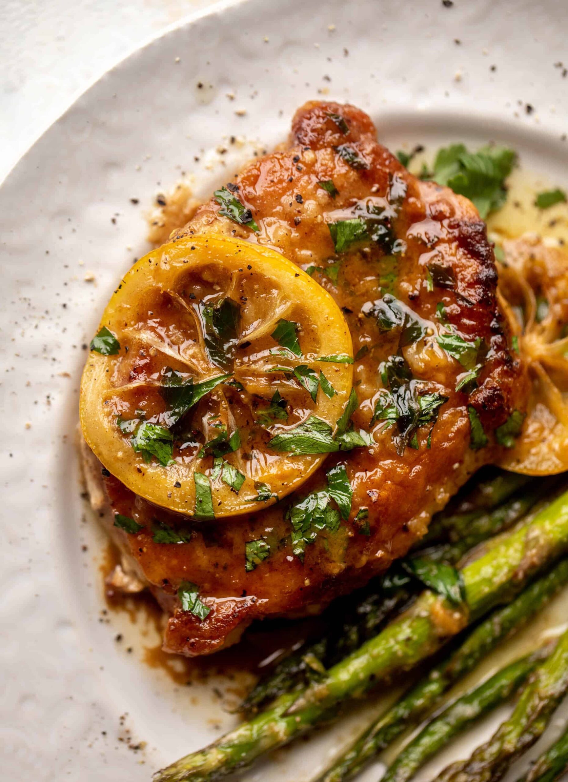 Lemon Butter Pork Chops