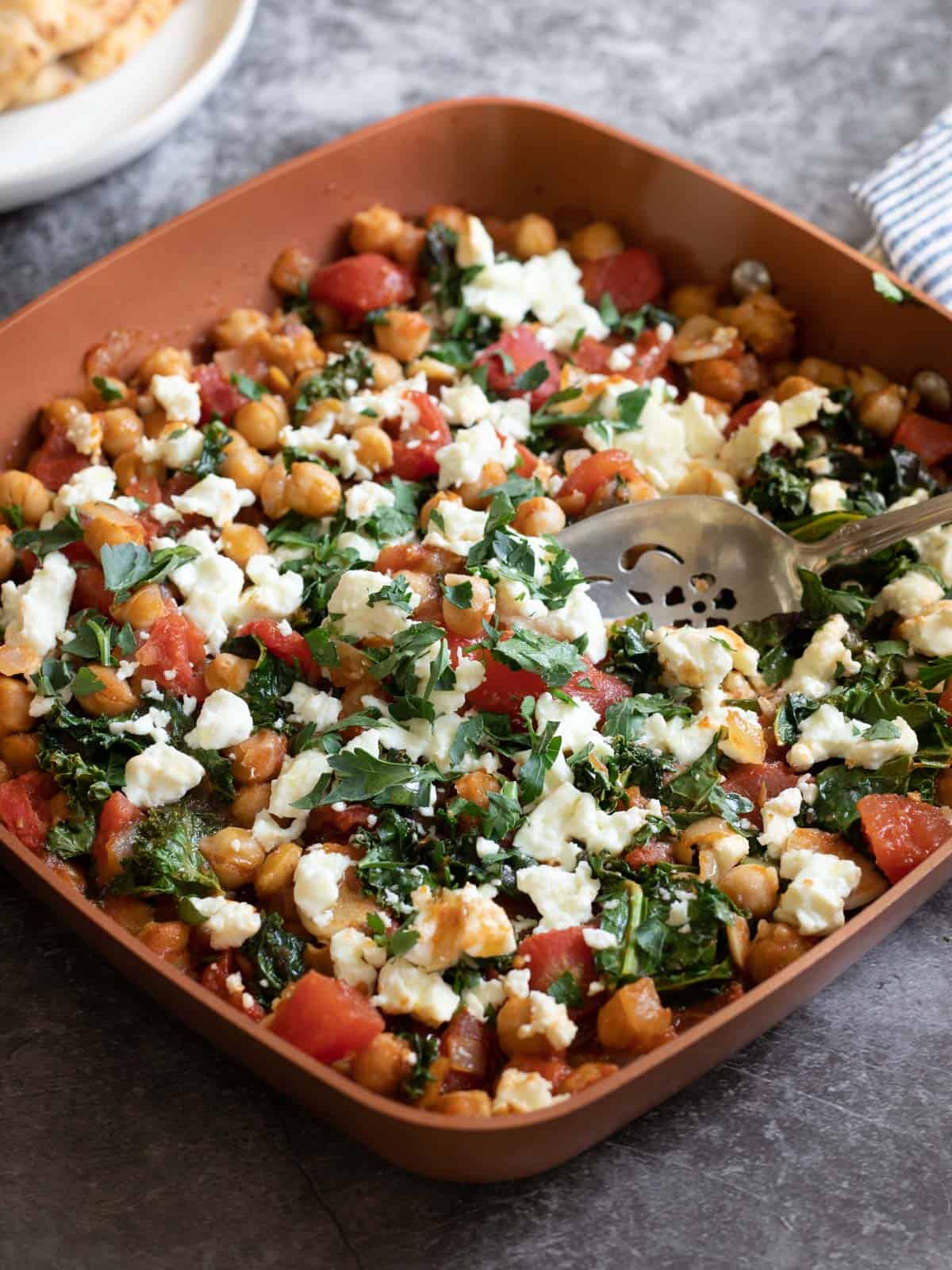 Mediterranean Chickpea Skillet