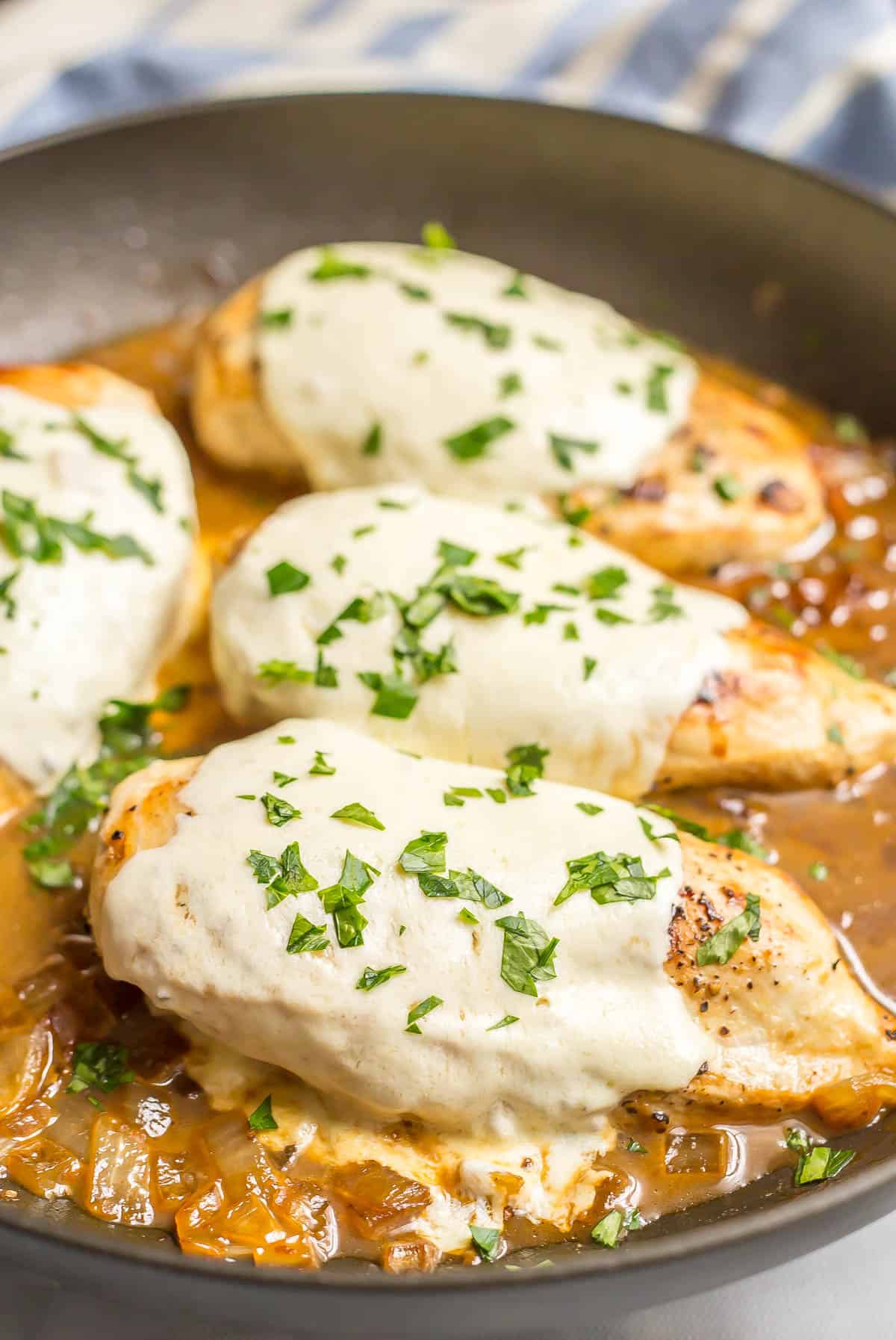 Mozzarella Baked Chicken
