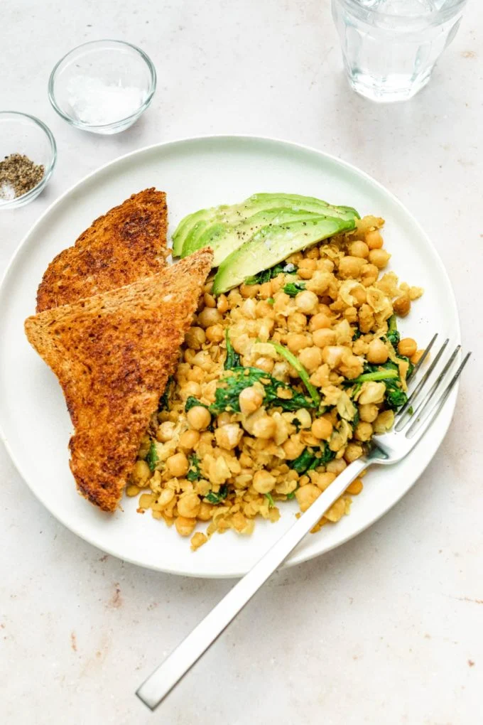 Protein-Packed Chickpea Scramble