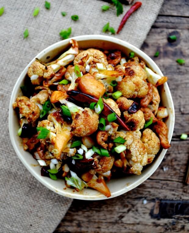 Roasted Cauliflower Stir-Fry