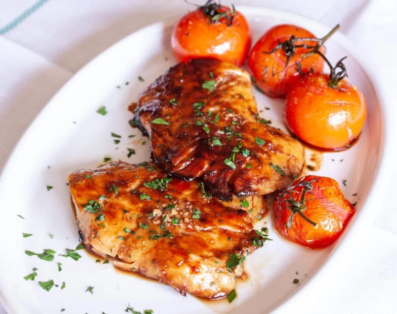 Rock Cod Fish In Ginger Soy Sauce Marinade