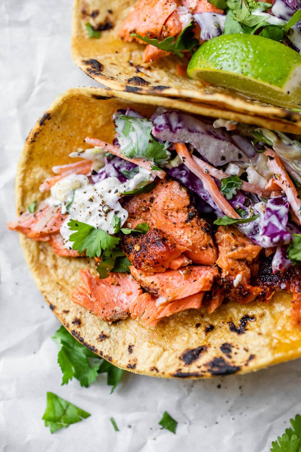 Salmon Tacos
