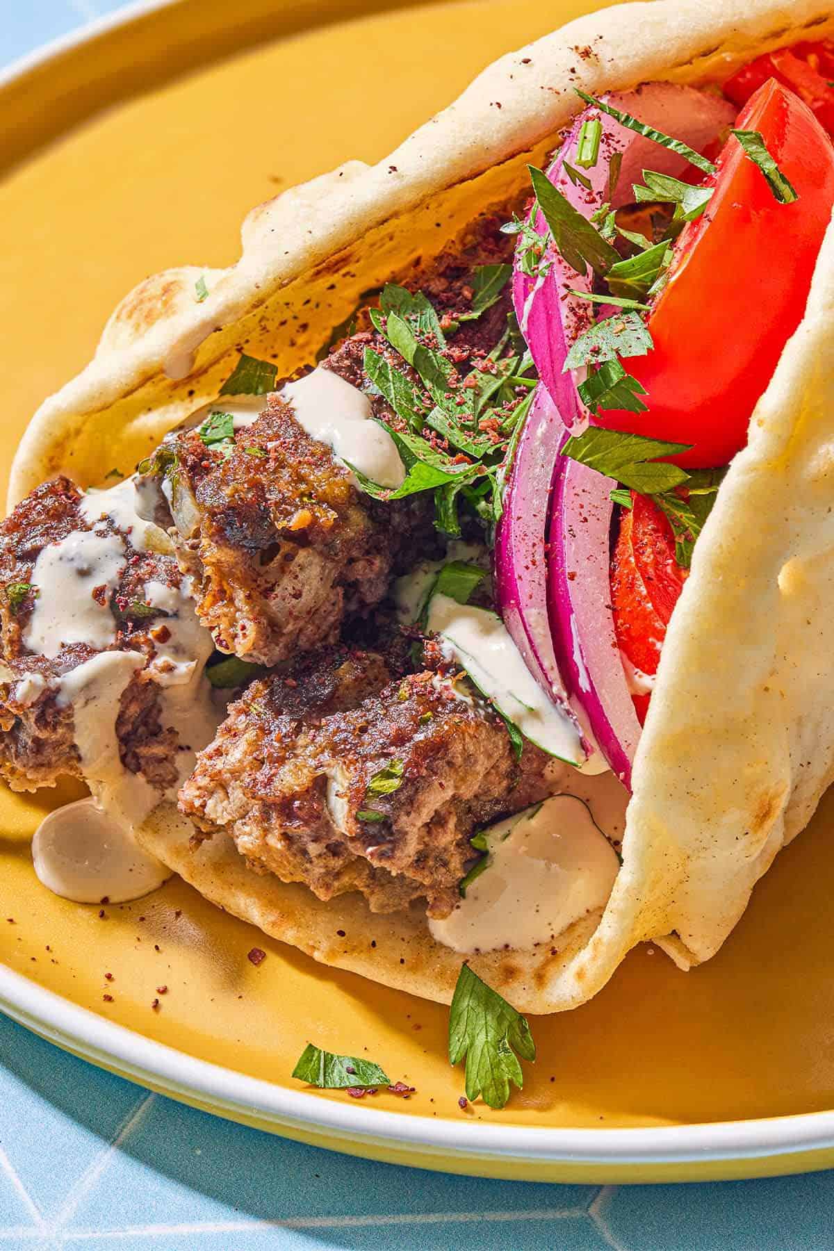 Sheet Pan Beef Kofta