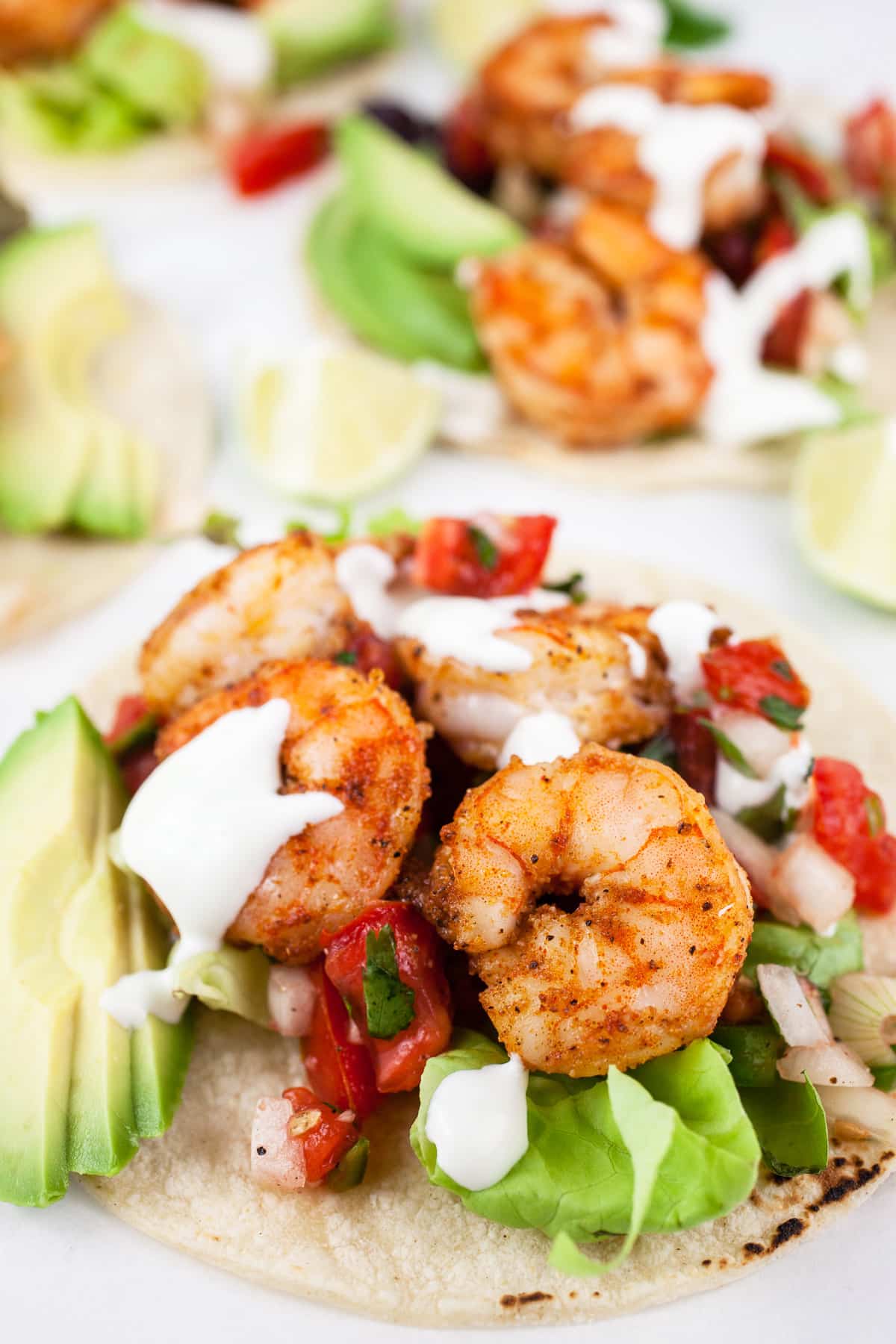 Sheet Pan Shrimp Tacos With Pico De Gallo