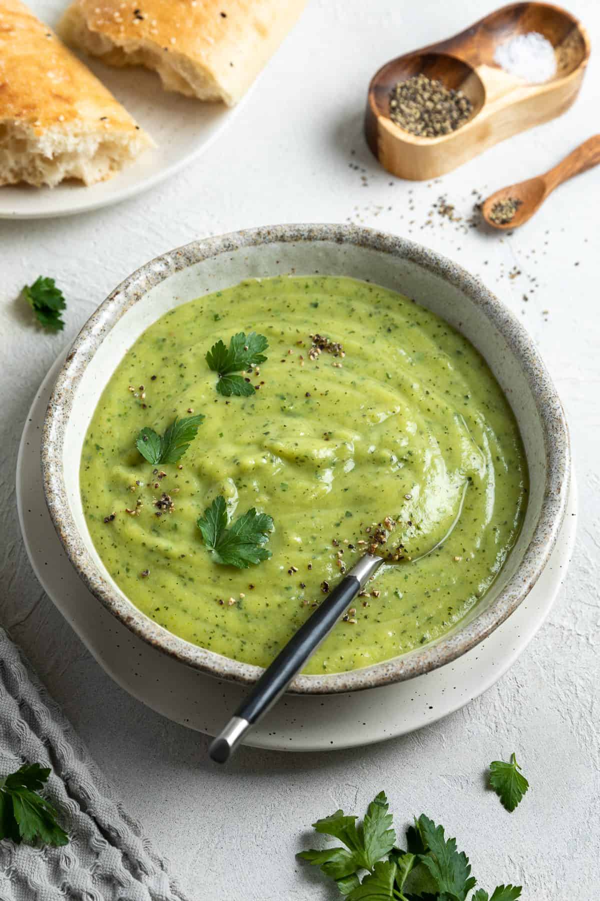 Zucchini And Potato Soup