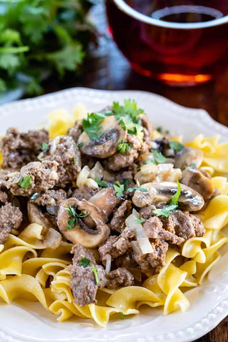30 Minute Ground Beef Stroganoff