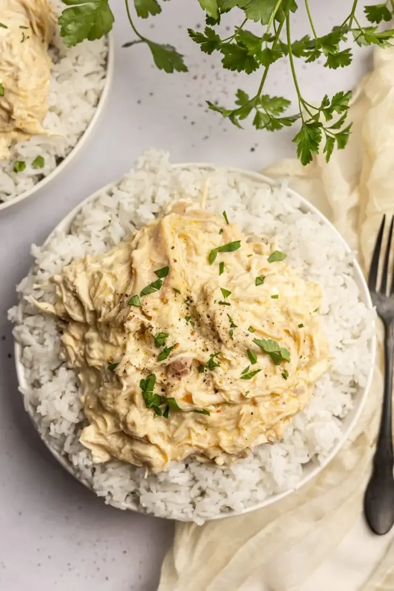 6 Ingredient Crockpot Chicken And Rice