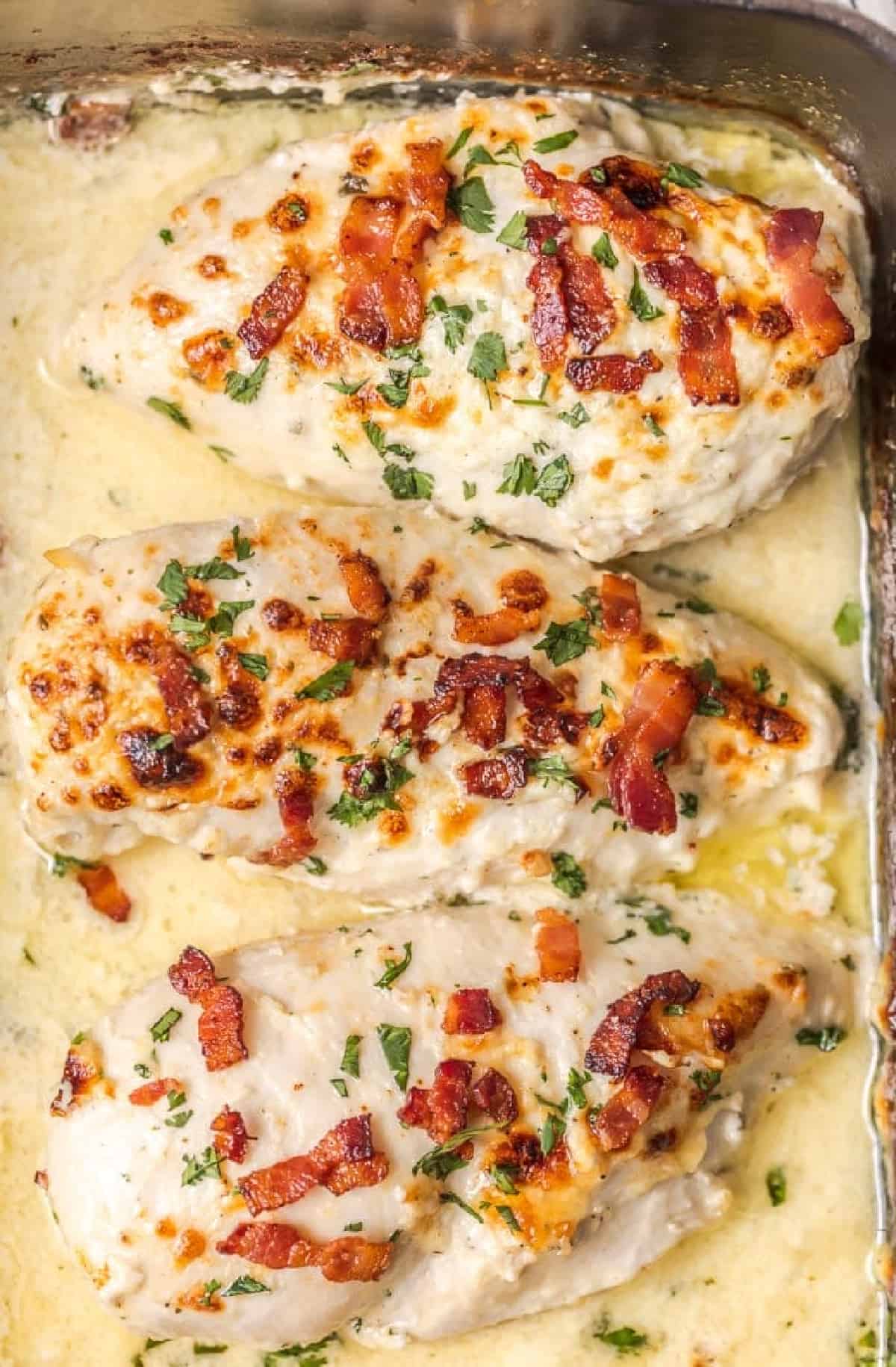 Baked Ranch Chicken With Bacon